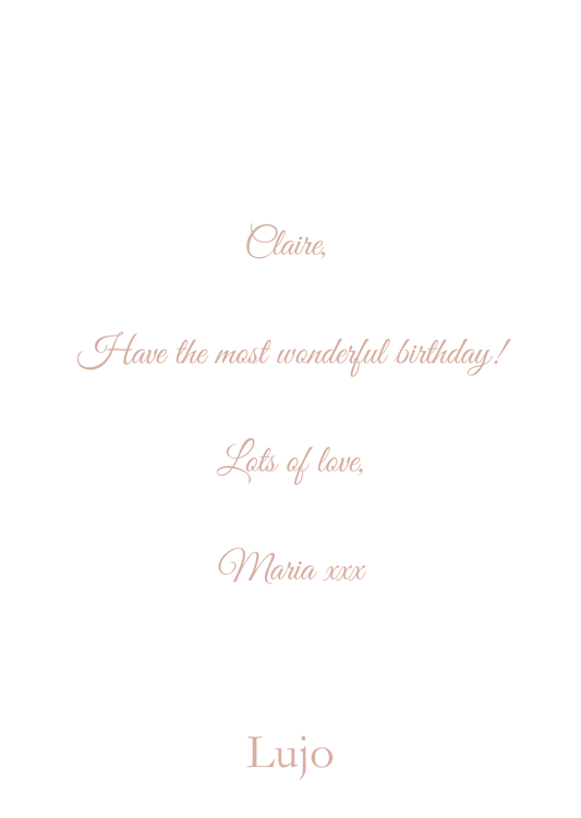 Gift Message Card